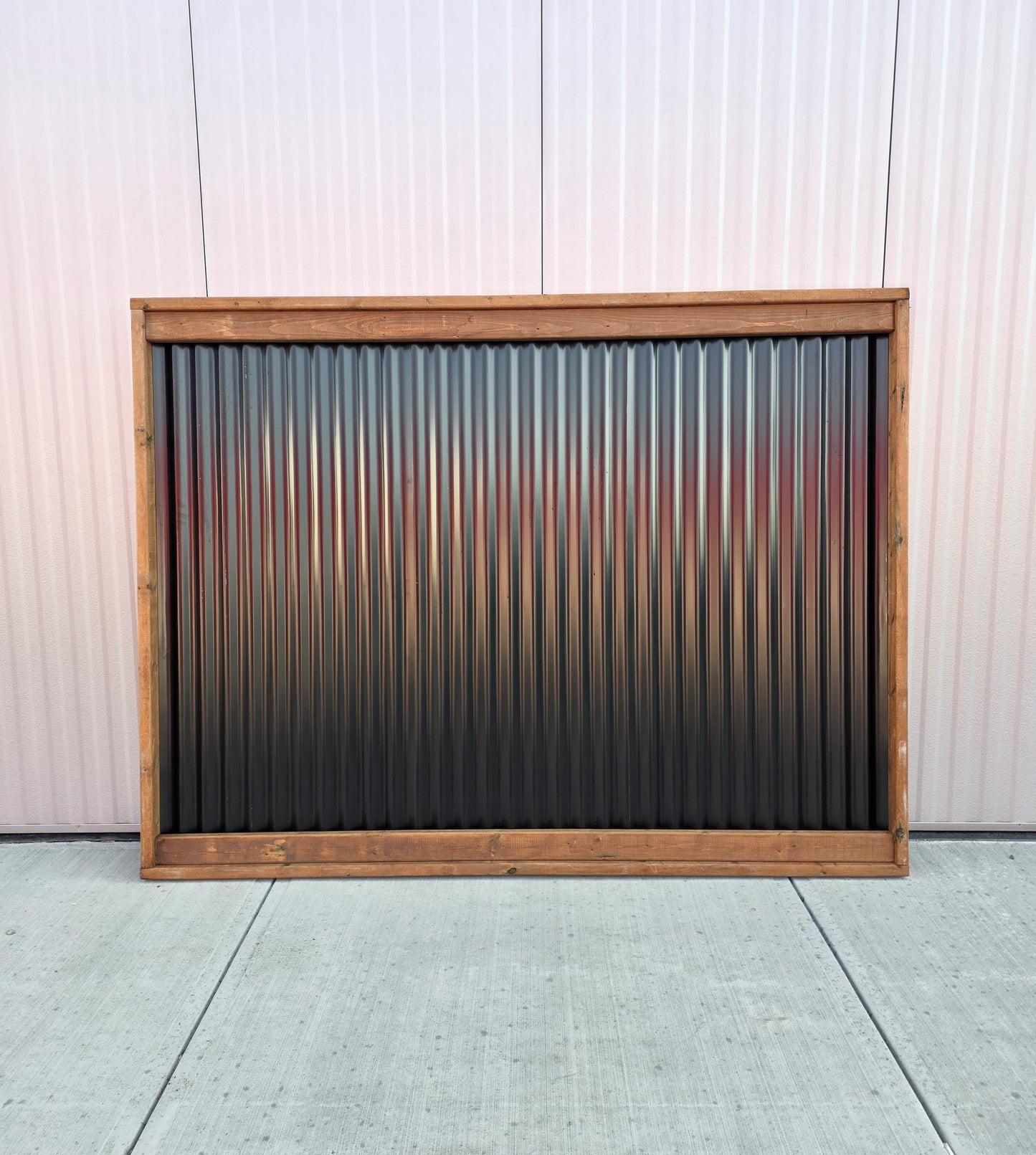 Corrugated Metal Fence Panels