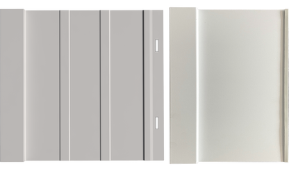 Board & Batten 13-1/2" metal panel profile – 3D render