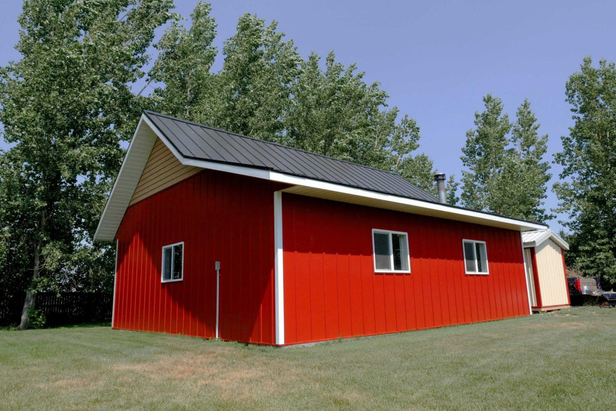 Board & Batten 9-1/2" project: Board & Batten in Bright Red