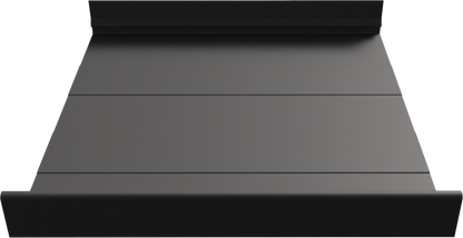 Elevate 1.5 Cliploc 7.375" metal panel profile – 3D render, view 3