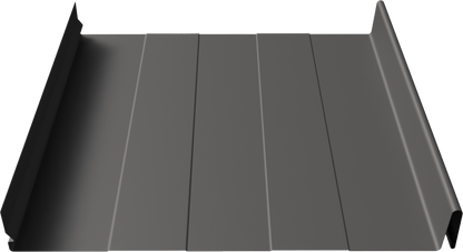 Elevate 1.5 Cliploc 7.375" metal panel profile – 3D render