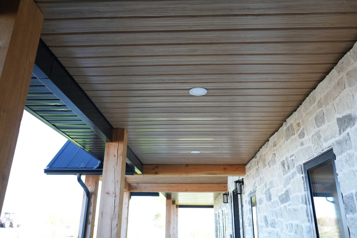 II/6VENT project: II/6 Reverse Soffit in Light Pine Woodgrain