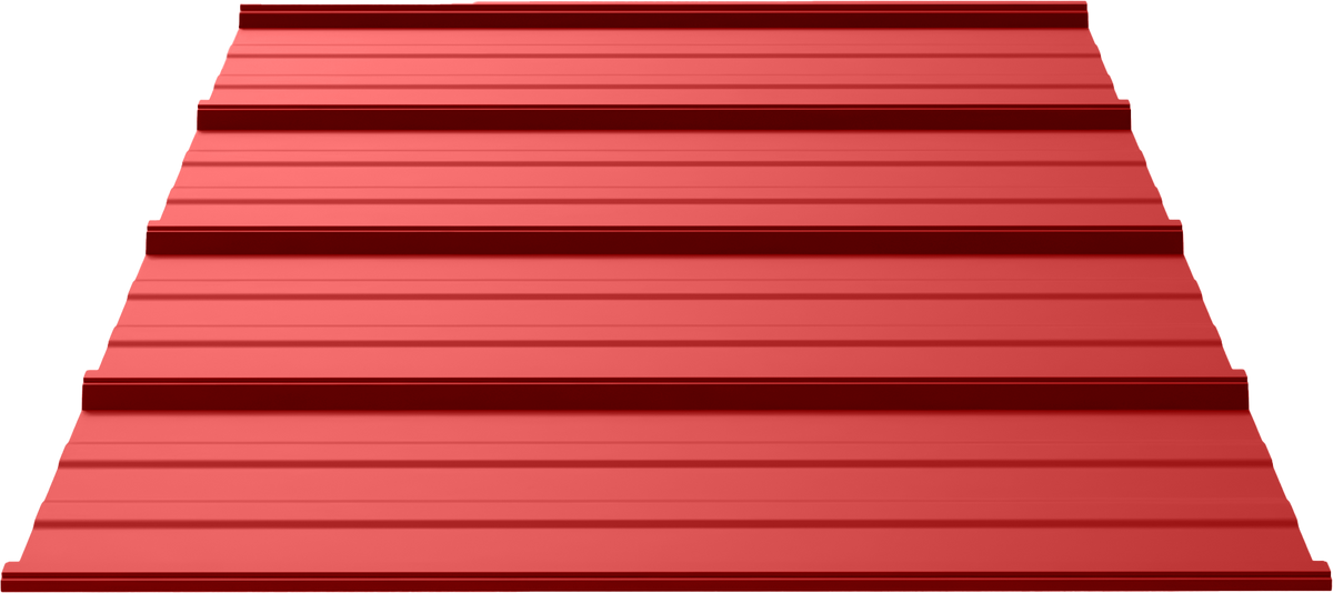 FC36 Panel metal panel profile – 3D render, view 3