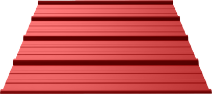 FC36 Panel metal panel profile – 3D render, view 3