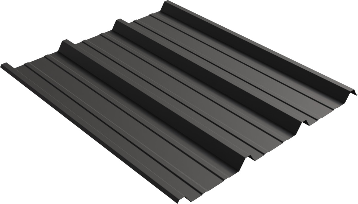 FR Panel metal panel profile – 3D render, view 2