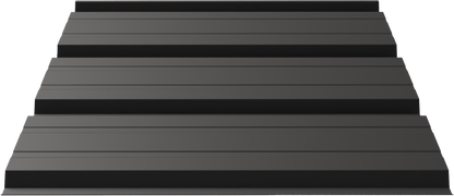 FR Reverse Panel metal panel profile – 3D render, view 3