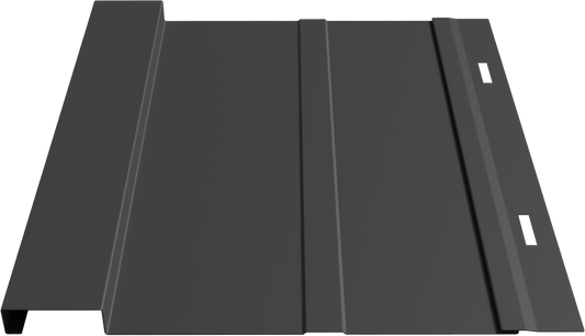 Forma Batten 10" metal panel profile – 3D render
