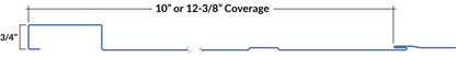 Forma Batten 12.375" profile dimensions line drawing