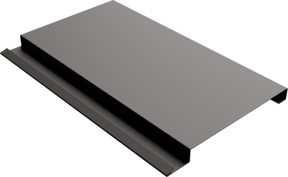 Forma Plank 6-1/4" metal panel profile – 3D render, view 2