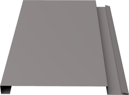 Forma Plank 6-1/4" metal panel profile – 3D render, view 3