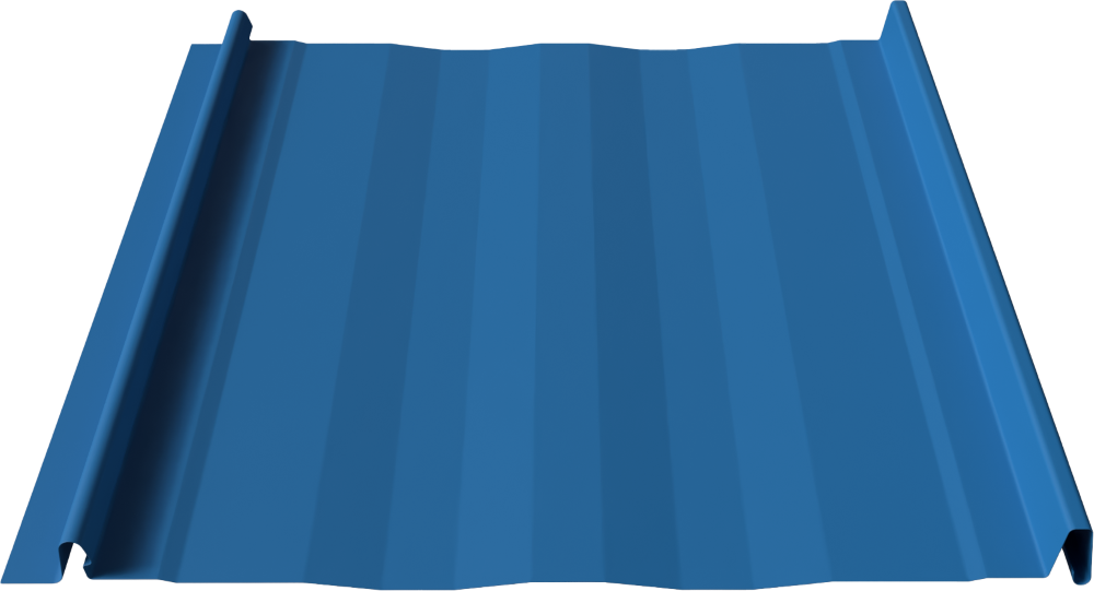 FormaLoc 12 metal panel profile – 3D render