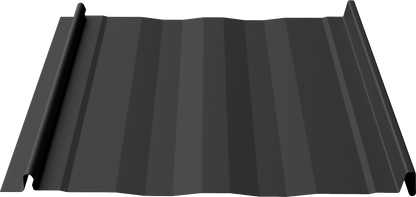 FormaLoc 12 metal panel profile – 3D render, view 3
