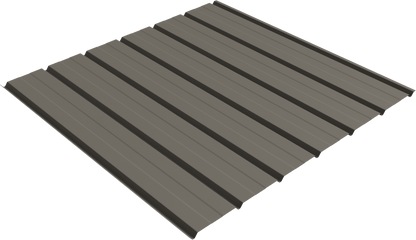 II/6 Reverse Panel metal panel profile – 3D render, view 2