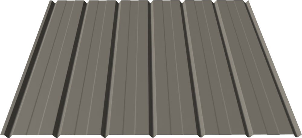 II/6 Reverse Panel metal panel profile – 3D render