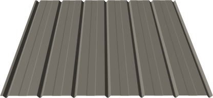 II/6 Reverse Panel metal panel profile – 3D render