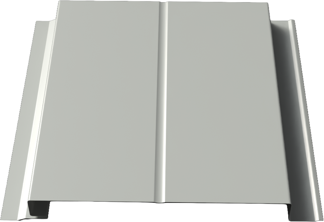 Elevate 12" Series metal panel profile – 3D render, view 3