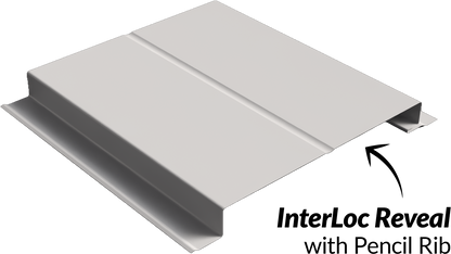 Elevate 12" Series steel panels on a building