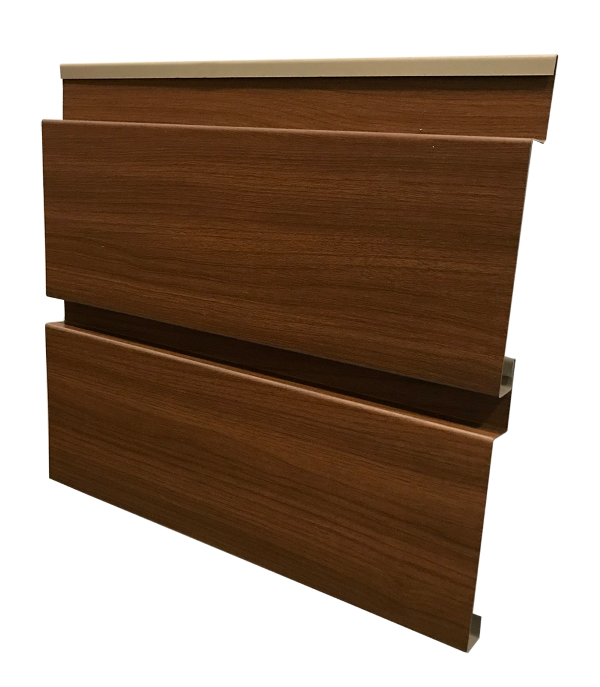 Forma Plank 6-1/4" metal panel profile – 3D render, view 4