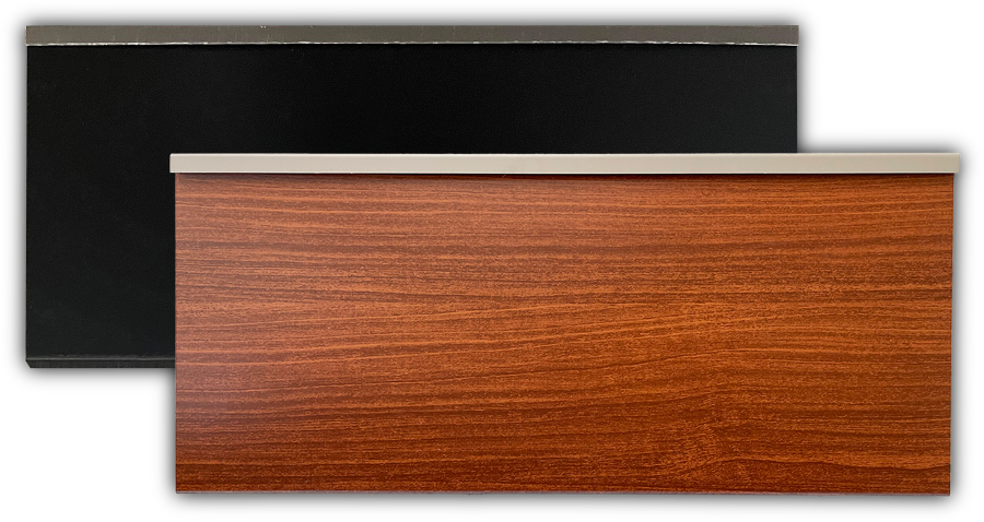 6" ShipLap metal panel profile – 3D render