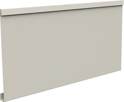 6" ShipLap metal panel profile – 3D render, view 4