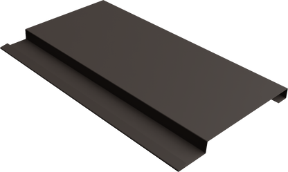 Slimline Narrow 5-5/8" metal panel profile – 3D render, view 2